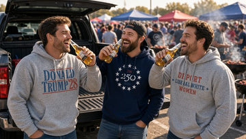 Men’s Trump Hoodies: Wear 2028, Proud Deplorable, and 1776 When It Gets Cold