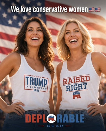 Women’s Conservative Tank Tops That Wear Your Values Out Loud