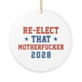 Re-Elect - Deplorable Christmas Ornament - Deplorable Gear (view 3)