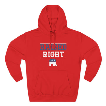 Red Raised Hoodie