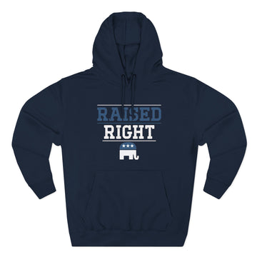Navy Blue Raised Hoodie