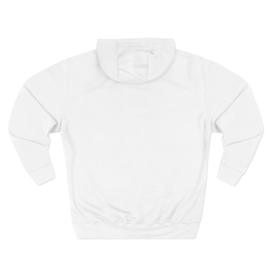 White Raised Hoodie