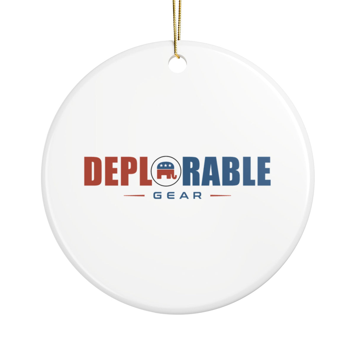 Re-Elect - Deplorable Christmas Ornament - Deplorable Gear (view 4)