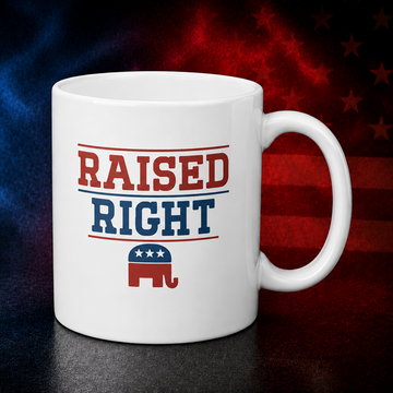 Raised Right Coffee Cup - Deplorable Mug