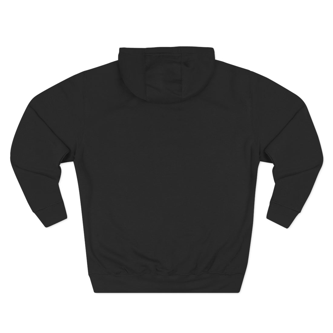 Black Raised Hoodie