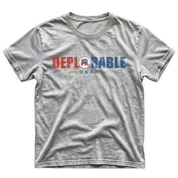 Proud Deplorable Men's T-Shirt – Gray