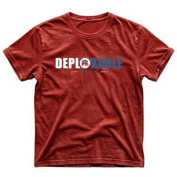 Proud Deplorable Men's T-Shirt – Red