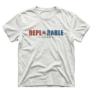 Proud Deplorable Men's T-Shirt – White