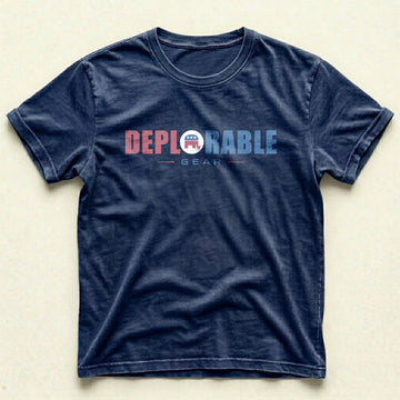 Navy Blue Deplorable T-Shirt