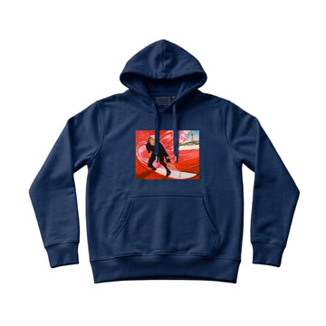 Trump Red Wave Men's Hoodie – Navy Blue