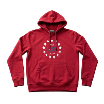 1776 America 250 Men's Hoodie – Red