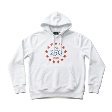 1776 America 250 Men's Hoodie – White