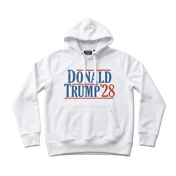Trump 2028 Men's Hoodie – White
