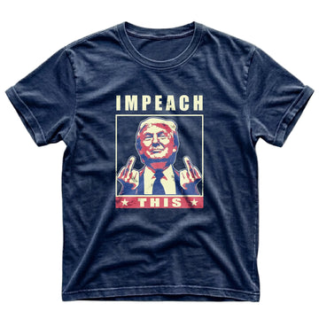 Impeach This Men's T-Shirt – Navy Blue