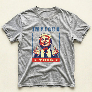 Gray Impeach T-shirt
