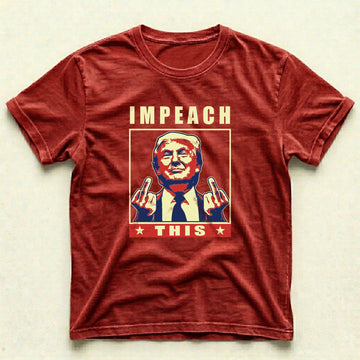 Red Impeach T-shirt