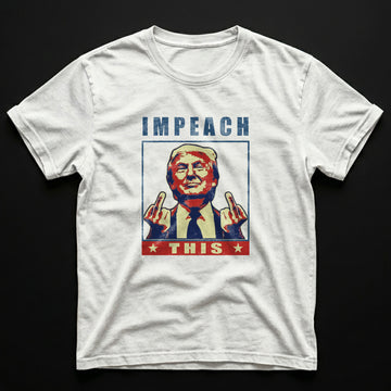 White Impeach T-shirt