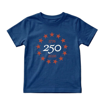 1776 America 250 Kids T-Shirt – Navy Blue