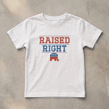 Kids Ts White Raised