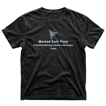 Marked Safe From Protesting Men's T-Shirt – Black