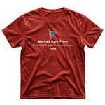 Marked Safe From Protesting Men's T-Shirt – Red