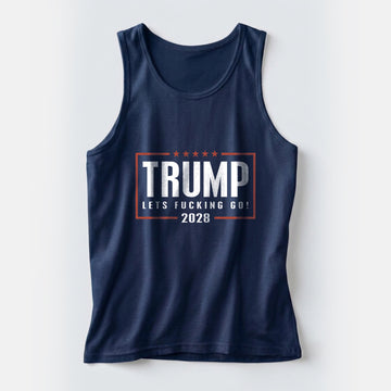 Trump LFG 2028 Men's Tank Top – Navy Blue