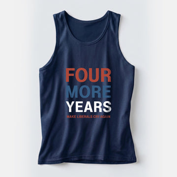 Four More Years 2028 Men's Tank Top – Navy Blue