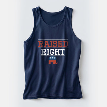 Raised Right Men's Tank Top – Navy Blue