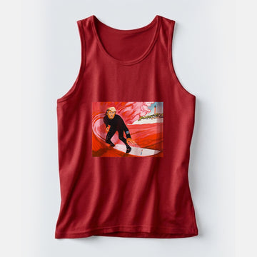 Trump Red Wave Men's Tank Top – Red