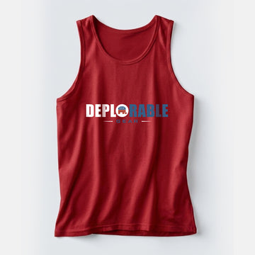 Proud Deplorable Men's Tank Top – Red