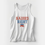 Raised Right Men's Tank Top – White