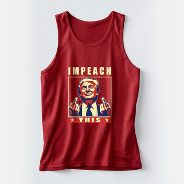 Impeach This Men's Tank Top – Red