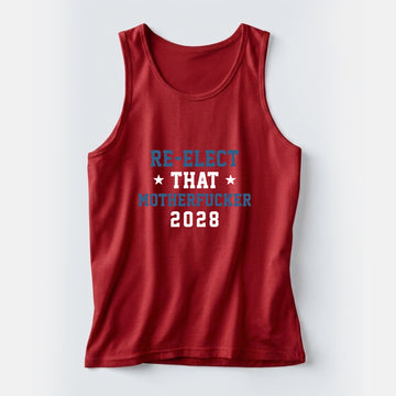 Re-Elect 2028 Men's Tank Top – Red