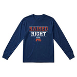 Raised Right Men's Long Sleeve Tee – Navy Blue