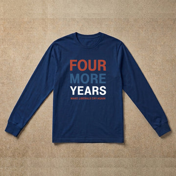 Mens long sleeve blue four more