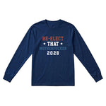 Re-Elect 2028 Men's Long Sleeve Tee – Navy Blue