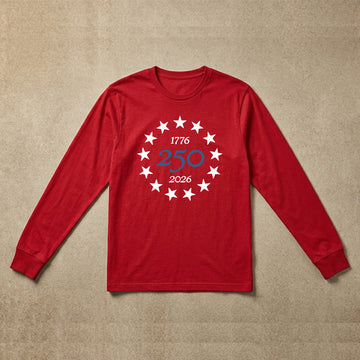 Mens long sleeve red 250