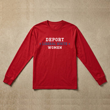 Mens long sleeve red deport