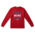 Four More Years 2028 Men's Long Sleeve Tee – Red