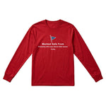 Marked Safe From Protesting Men's Long Sleeve Tee – Red