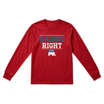 Raised Right Men's Long Sleeve Tee – Red