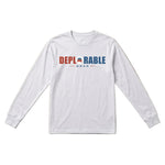Proud Deplorable Men's Long Sleeve Tee – White