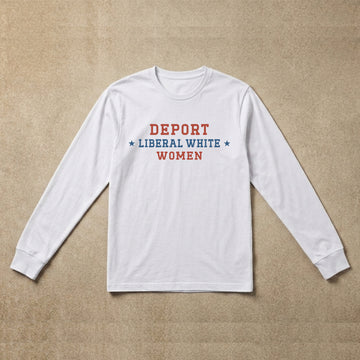 Mens long sleeve white deport