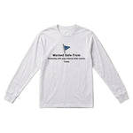 Marked Safe From Protesting Men's Long Sleeve Tee – White