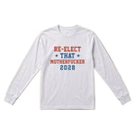 Re-Elect 2028 Men's Long Sleeve Tee – White
