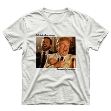 Gangster Men's T-Shirt – White - Deplorable Gear