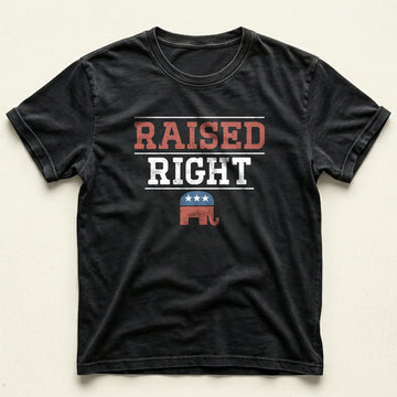 Black Raised T-Shirt
