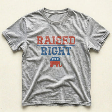 Gray Raised T-Shirt