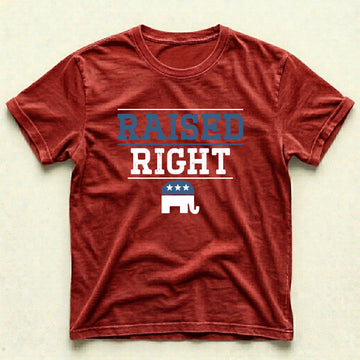 Red Raised T-Shirt