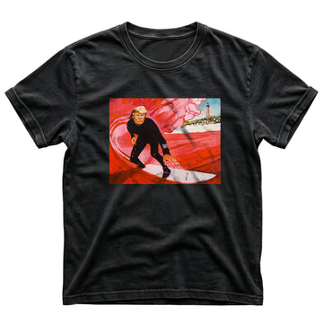 Trump Red Wave Men's T-Shirt – Black